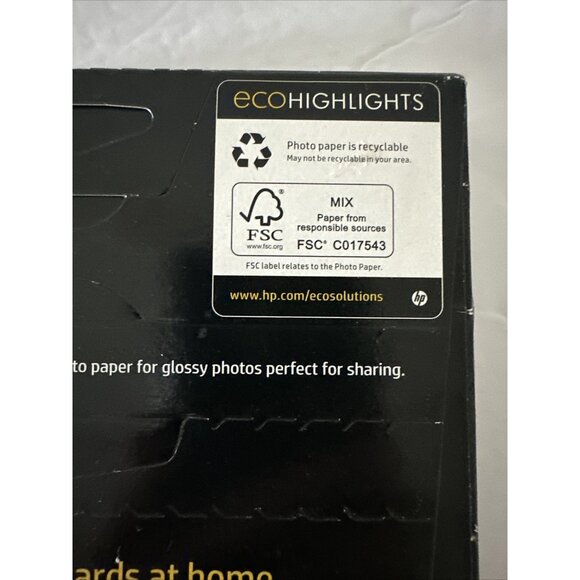 HP Photo Card Set 10 (5x7”) / 5 (4”x6”) Glossy Photo Paper / 10 (5x7”) Envelopes - Picture 5 of 5